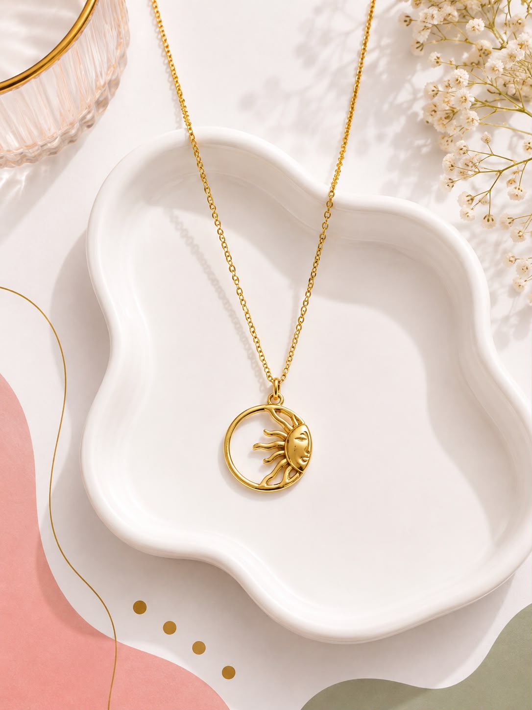 Sun Medallion Necklace