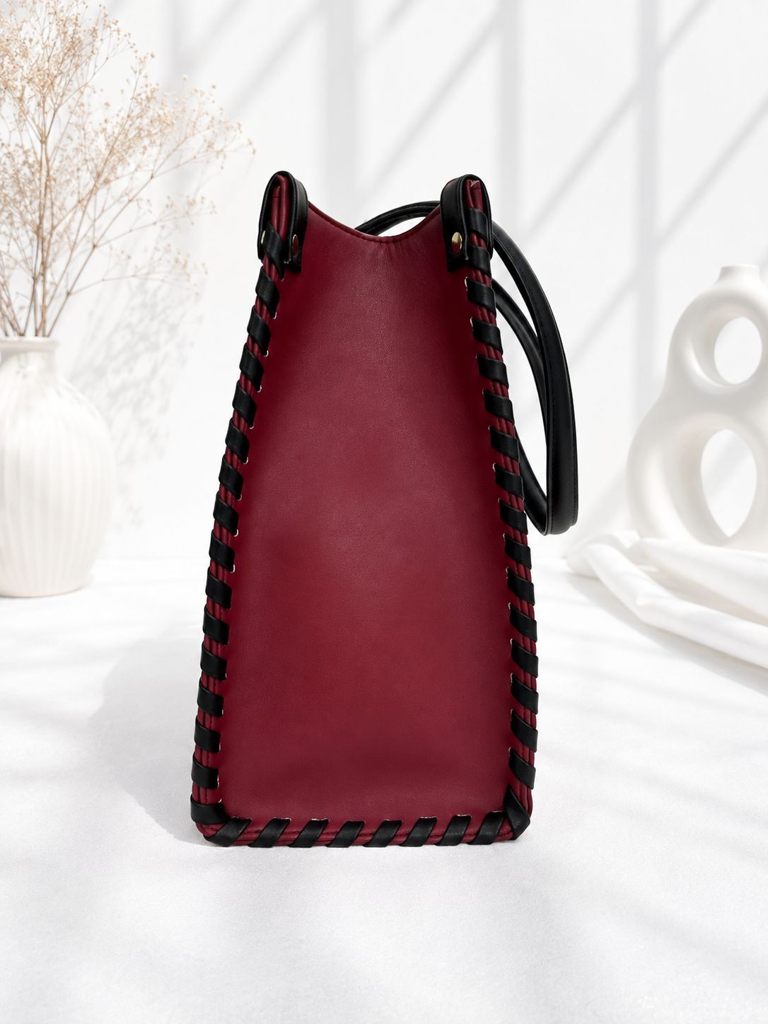 Whipstitch Structured Tote
