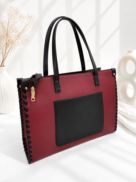 Whipstitch Structured Tote