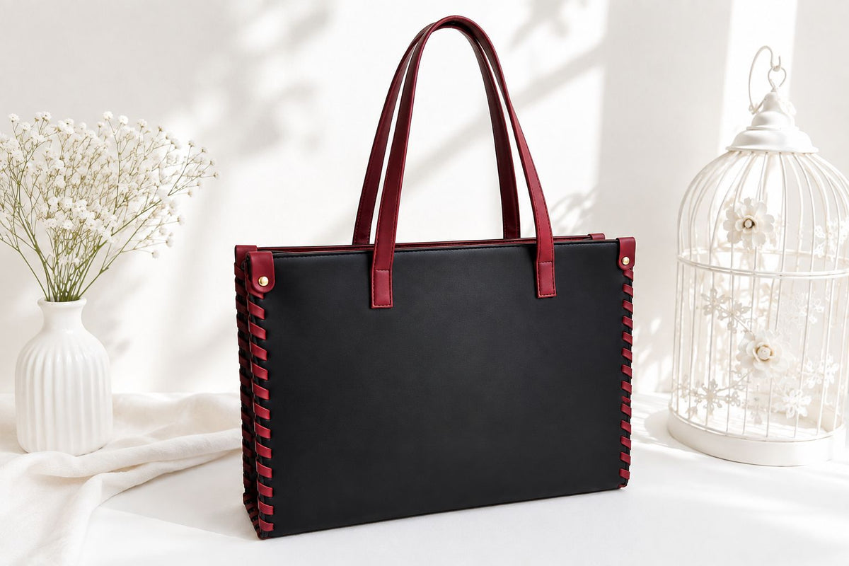 Whipstitch Structured Tote