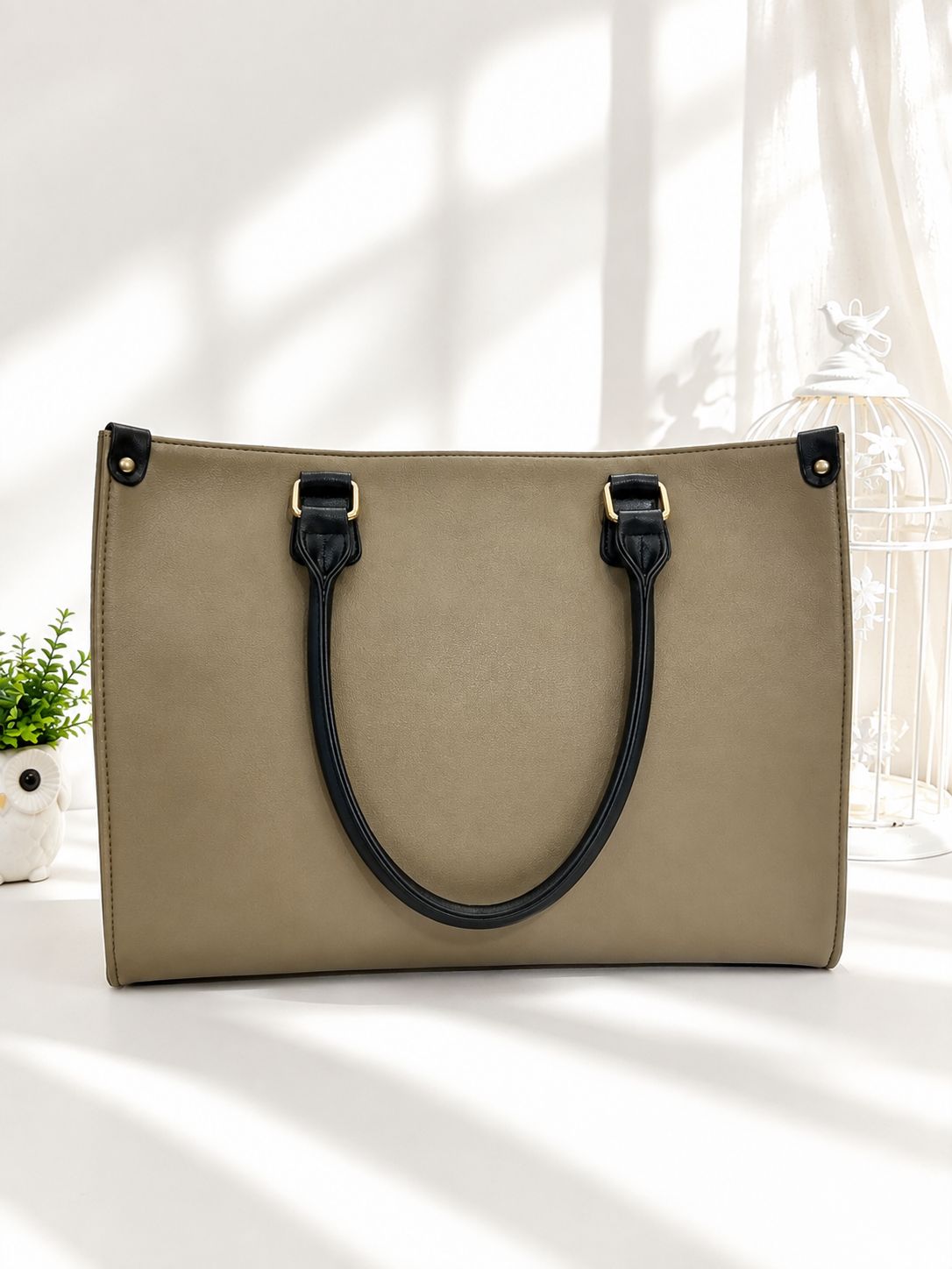Whipstitch Structured Tote