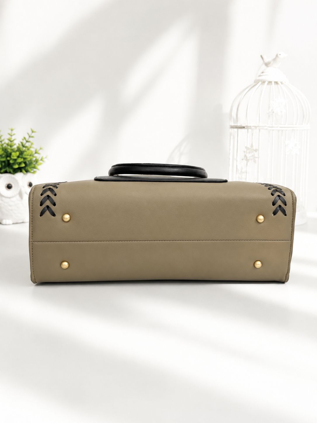 Whipstitch Structured Tote