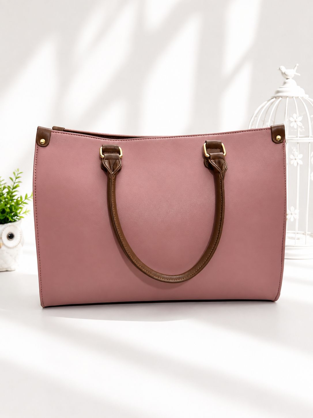 Whipstitch Structured Tote