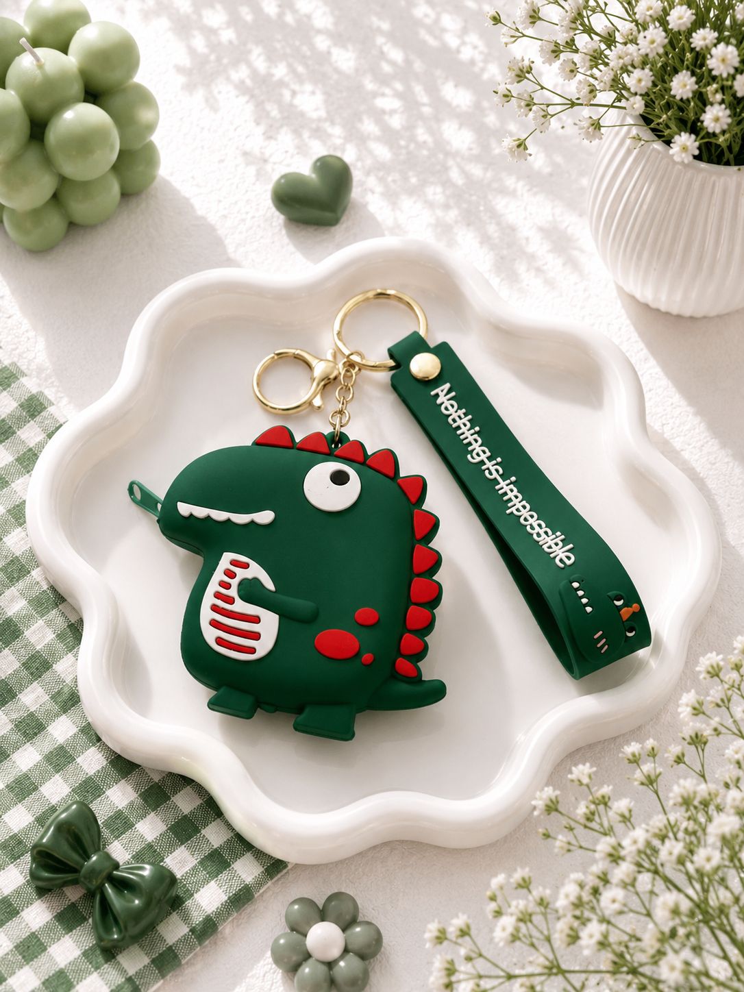 Little Dino Silicone Coin Pouch