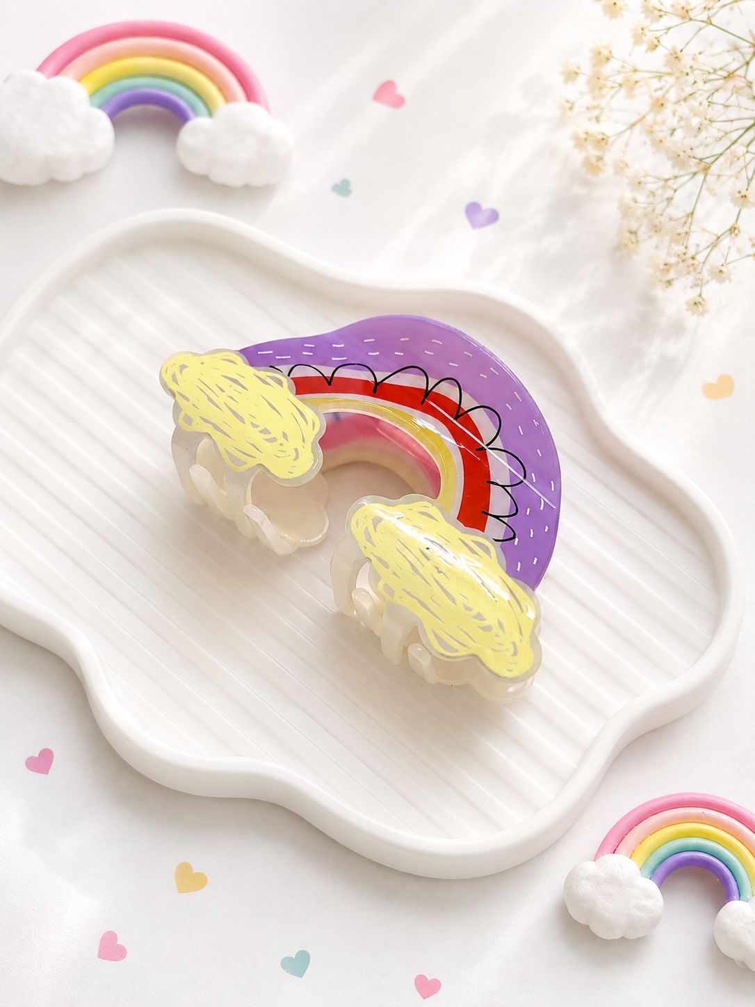 Rainbow Hair Claw