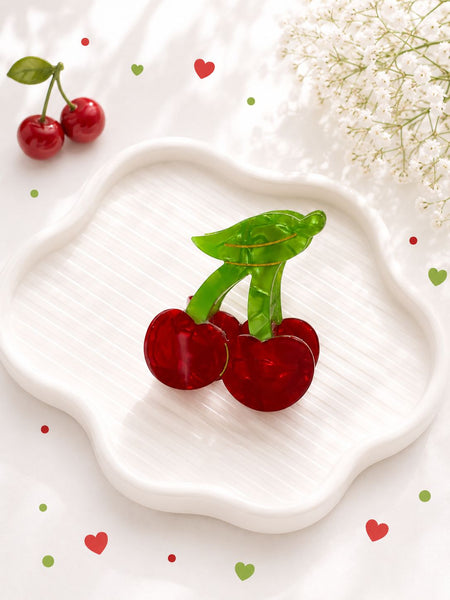 Cherry Claw Clip