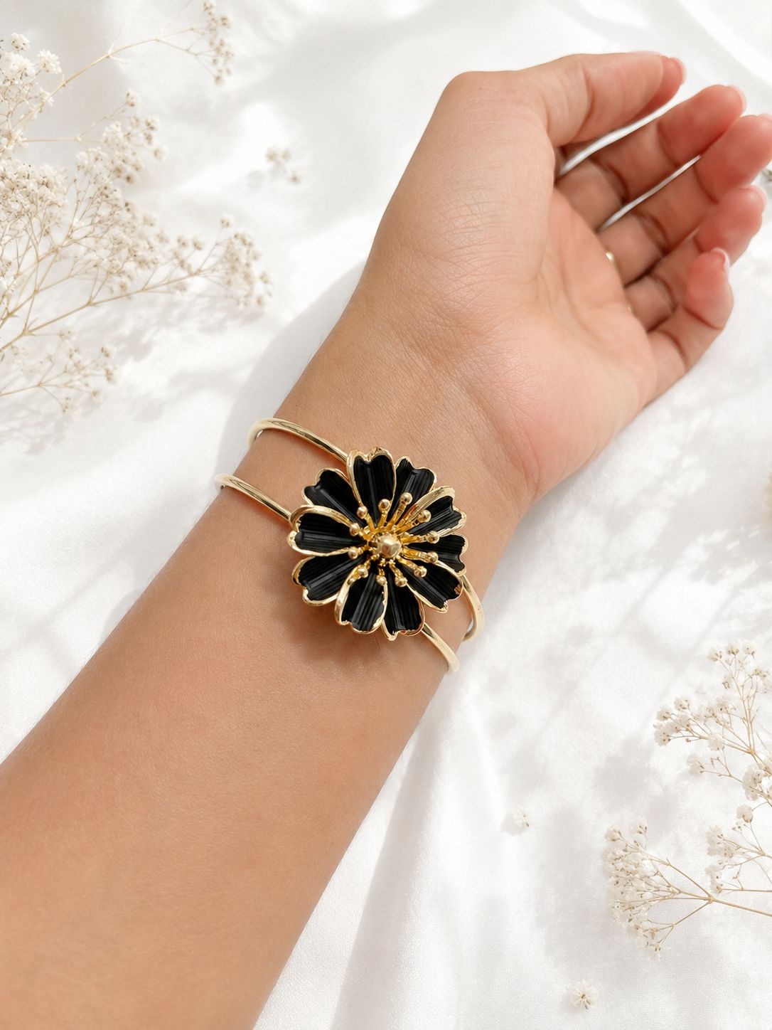 Flower Cuff Bracelet