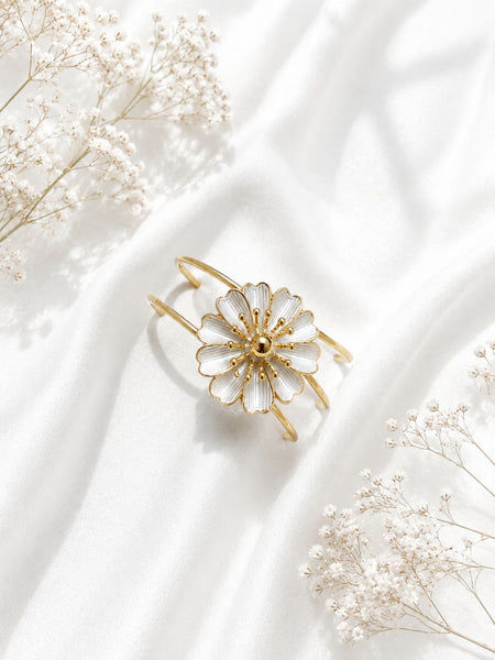 Flower Cuff Bracelet