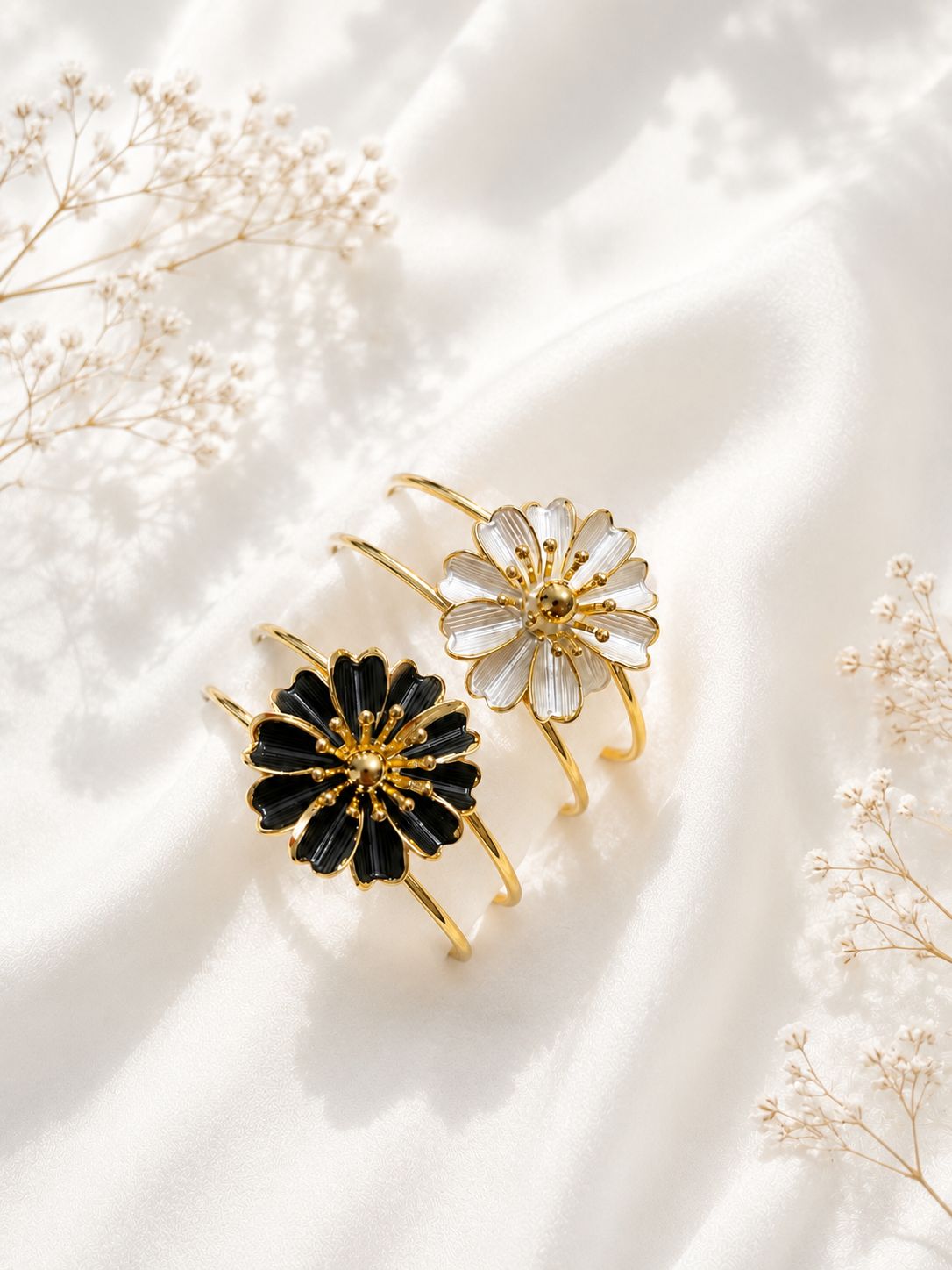 Flower Cuff Bracelet