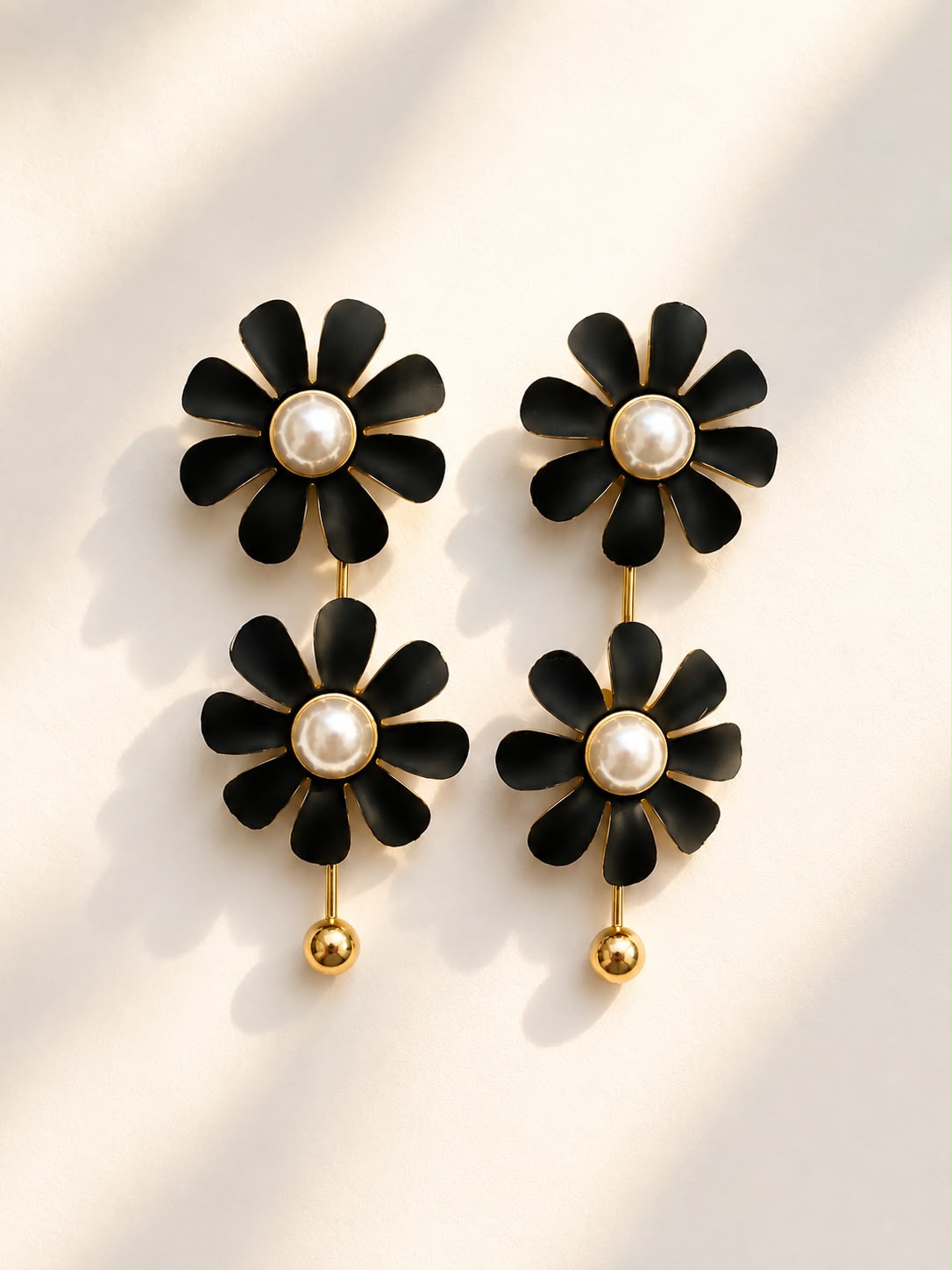 Floral Pearl Earrings