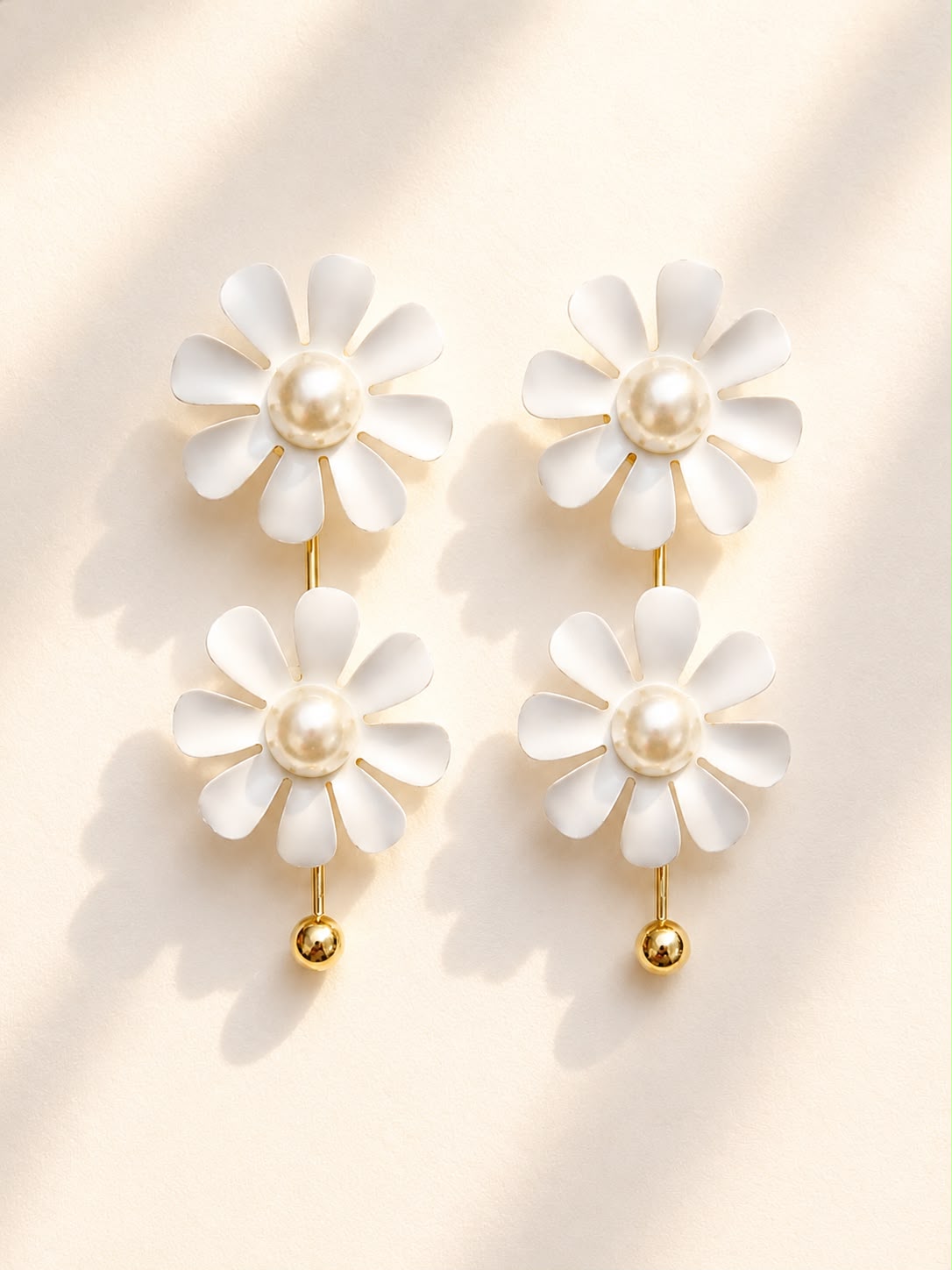 Floral Pearl Earrings