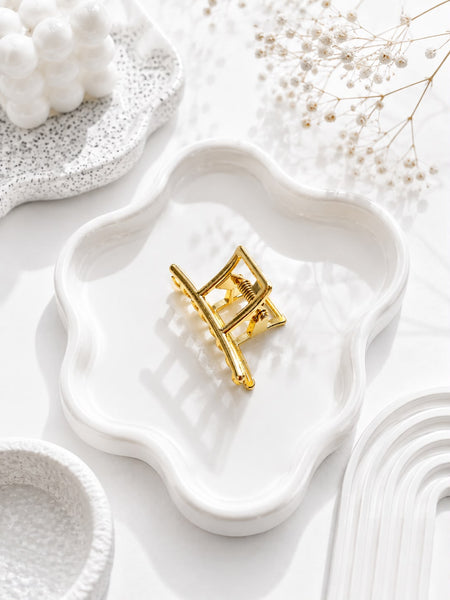 Square Claw Clip - styled