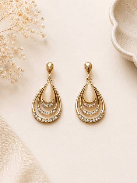 Butterfly Opal Earrings - Silver