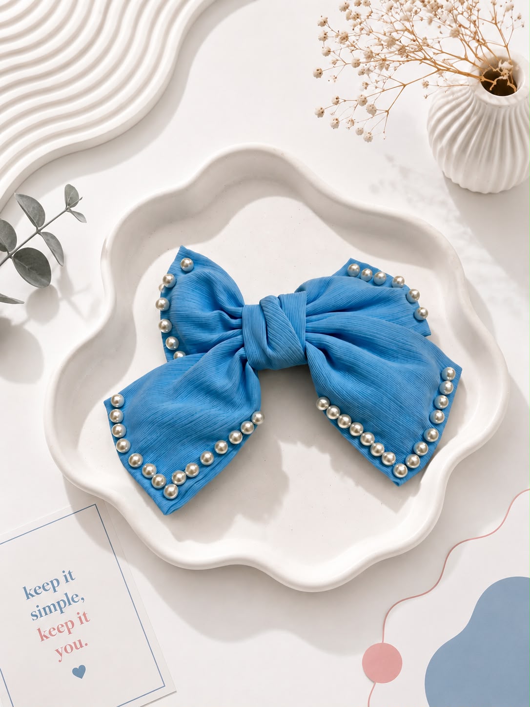 Bow Clip - Lavender