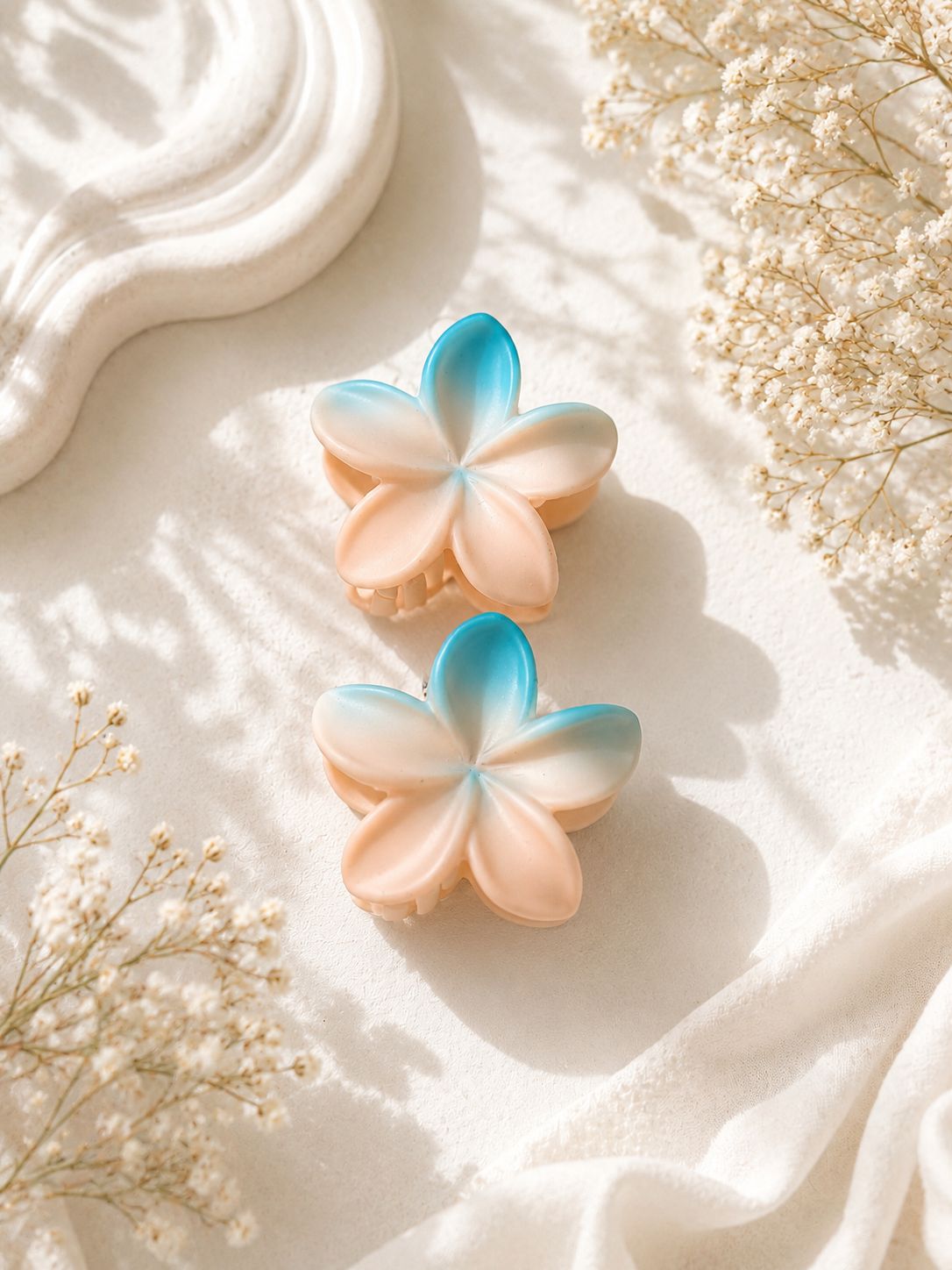 Ombré Floral Claw Clip (Set of 2 Small)