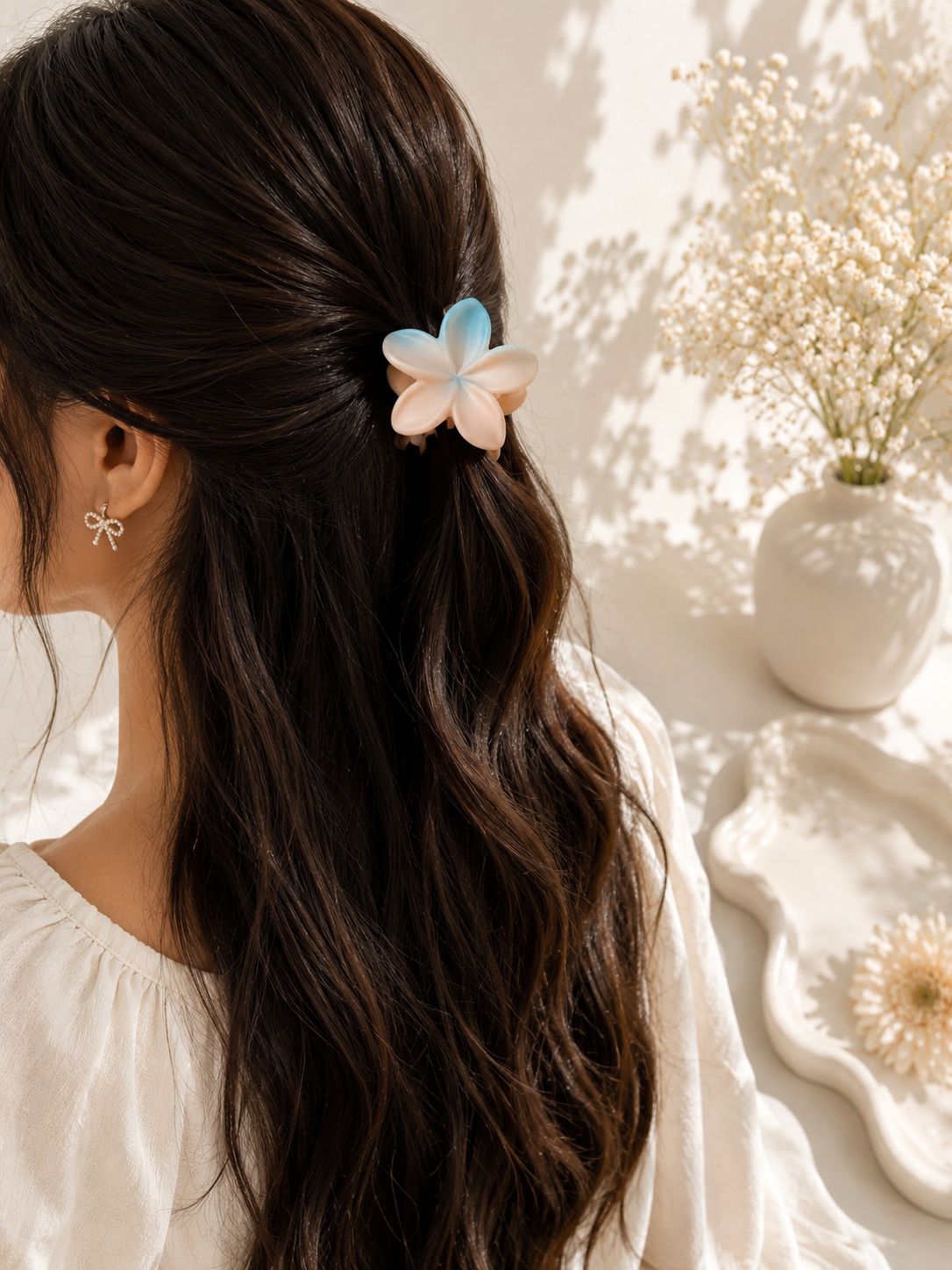 Ombré Floral Claw Clip (Set of 2 Small)