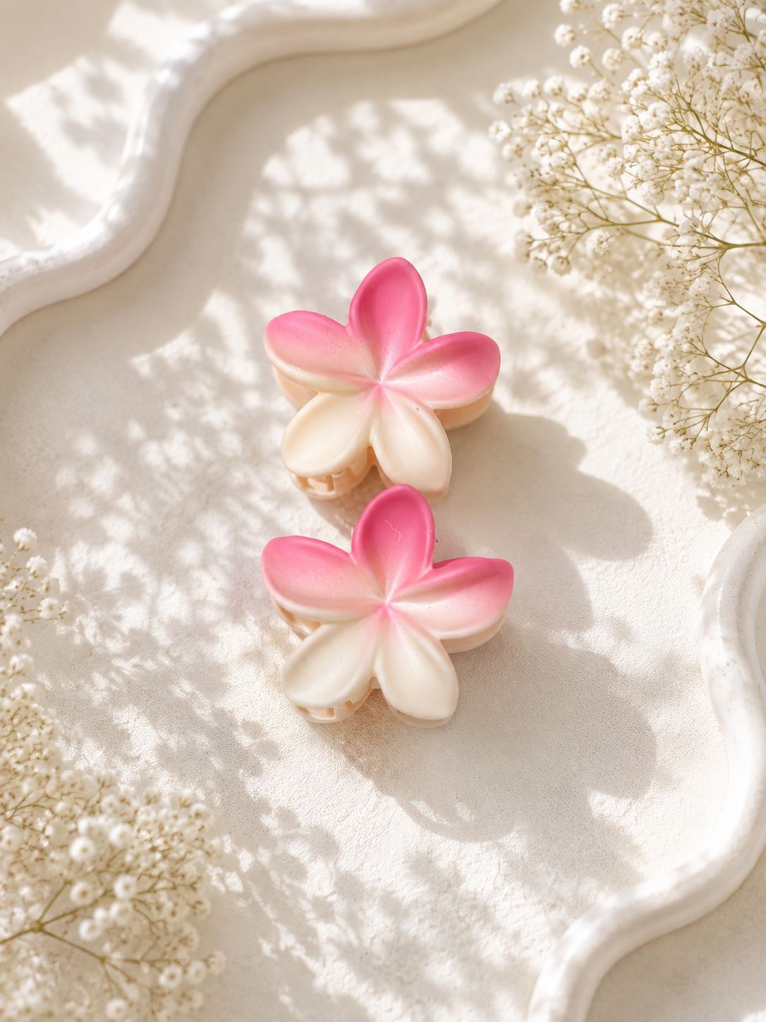 Ombré Floral Claw Clip (Set of 2 Small)