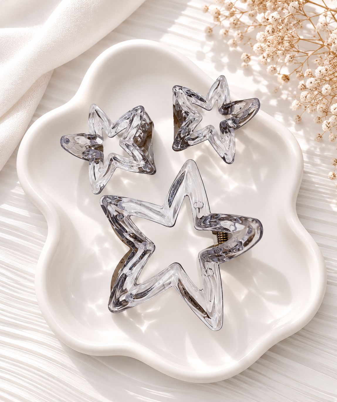 Star Claw Clip Set (Set of 3)
