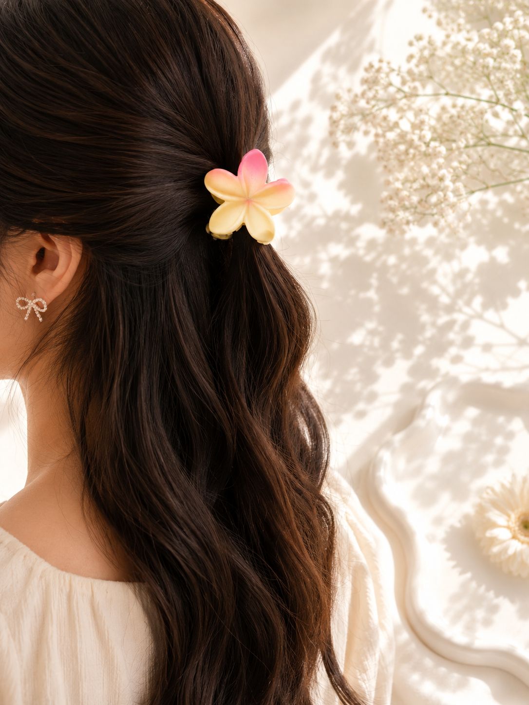 Ombré Floral Claw Clip (Set of 2 Small)