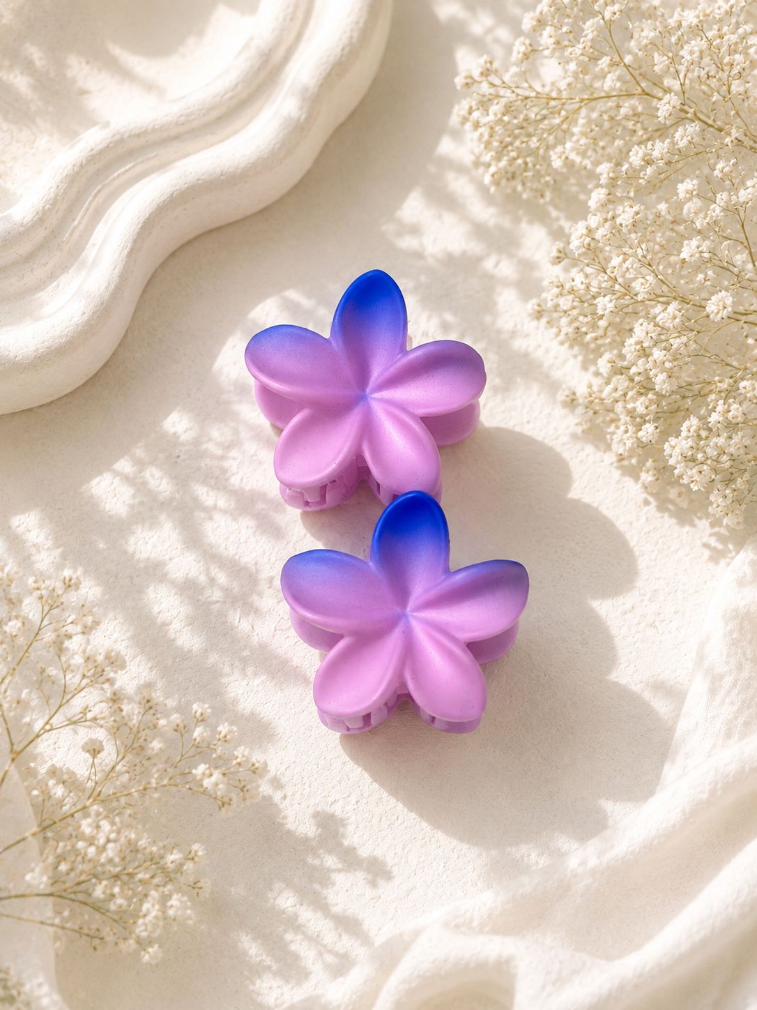 Ombré Floral Claw Clip (Set of 2 Small)