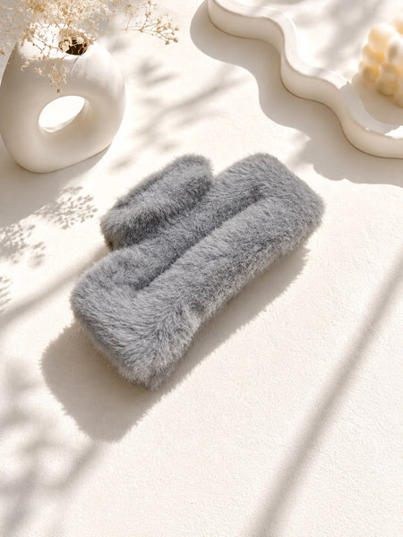 Decus Fluffy Headband - Grey