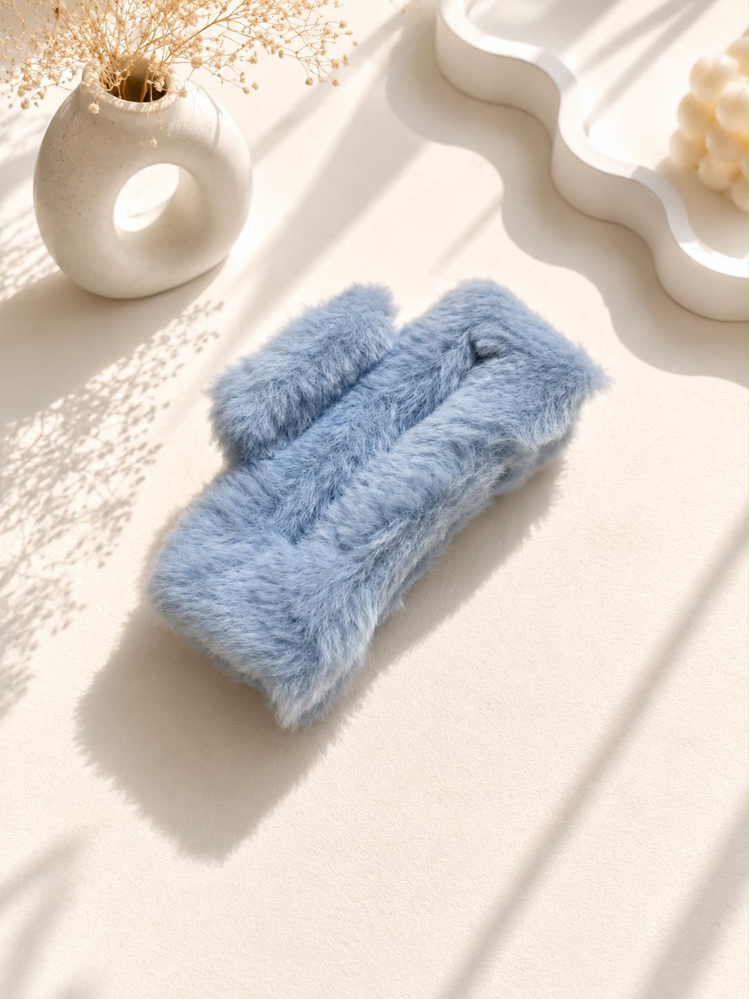 Decus Fluffy Headband - Sky Blue