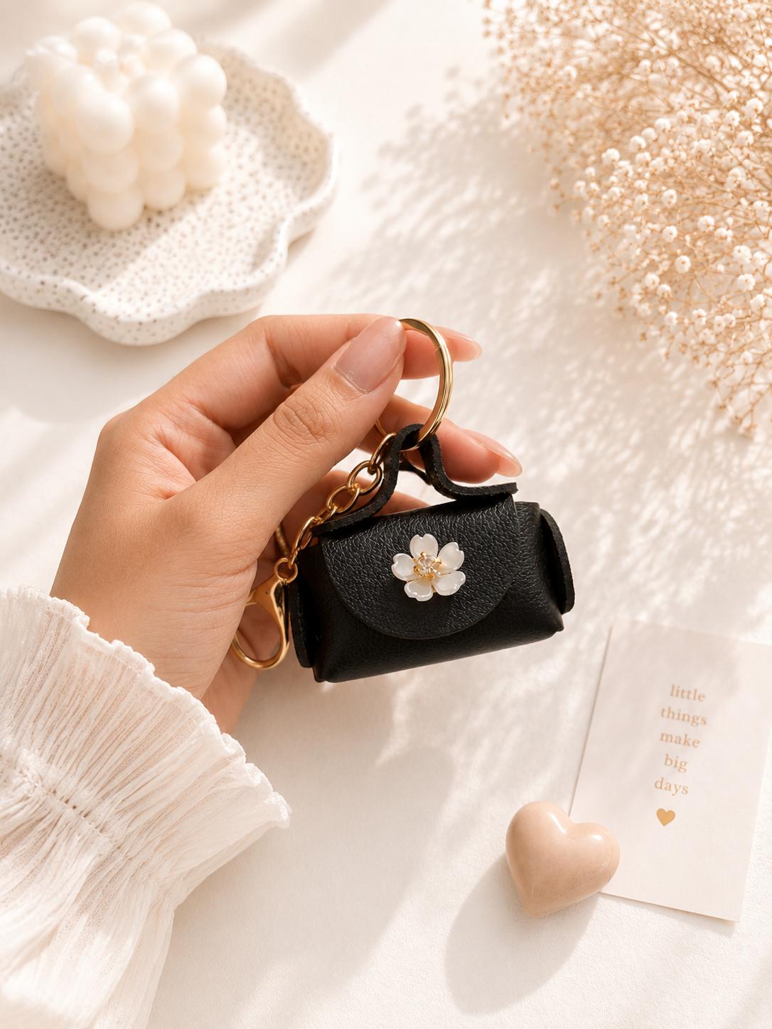 Flower Charm Mini Bag - lifestyle