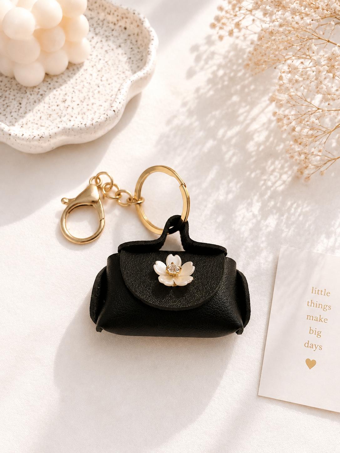 Flower Charm Mini Bag