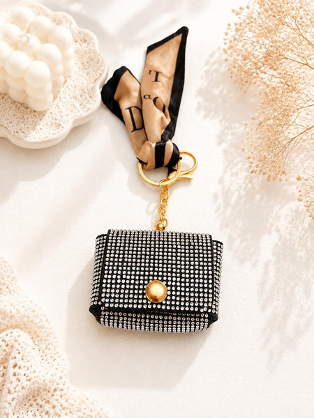 Rhinestone Mini Bag Charm